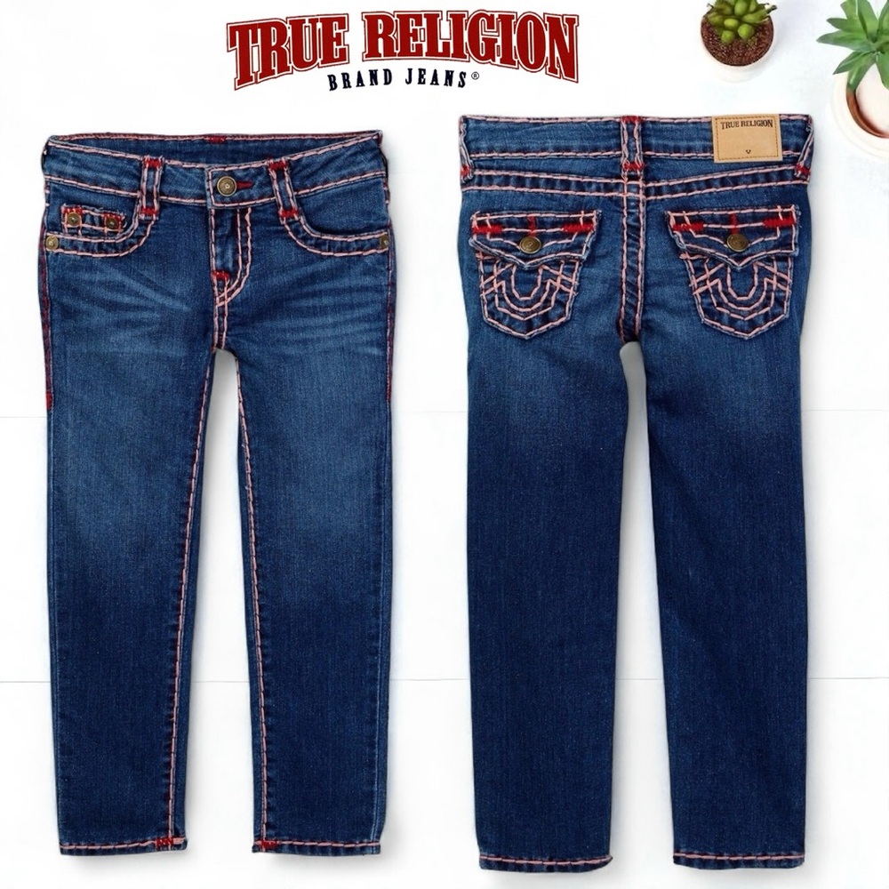 True Religion Girls Julie Rainbow Super T Jeans